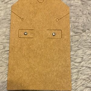 Elegant Silver Stud Earrings